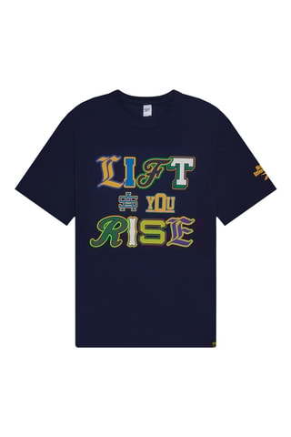 T-shirt ample - Bleu marine