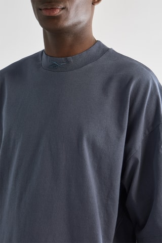 T-shirt oversize - Bleu-gris