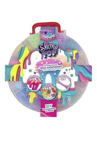Boîte de slimes liquides rebondissantes avec décoration - Dès 6 ans