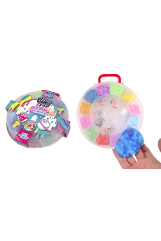 Boîte de slimes liquides rebondissantes avec décoration - Dès 6 ans
