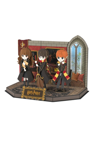 Puzzle 3D Harry, Ron et Hermione, Salle Commune Gryffondor Harry Potter - 127 pièces - Dès 8 ans