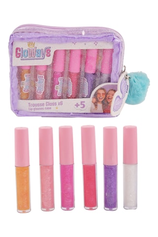 6 gloss pour enfants Gloways - Peaux sensibles - 6 pièces - Dès 5 ans