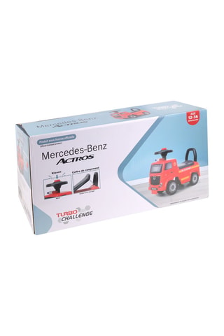 Trotteur électrique Camion de pompier Mercedes Rouge -  Dès 12 mois