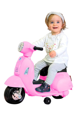 Porteur mini Vespa électrique Rose - 24 mois
