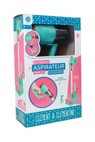 Aspirateur sans fil avec accessoires - Dès 3 ans
