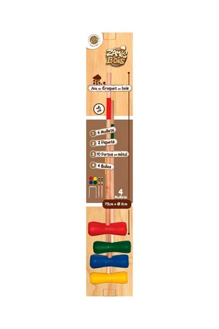 Jeu de croquet en bois Dès 6 ans
