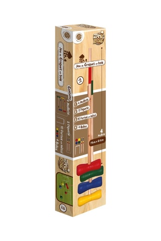 Jeu de croquet en bois Dès 6 ans