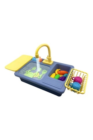 Kit vaisselle évier avec jet d'eau et égouttoir - Dès 3 ans