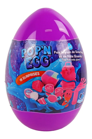 Œuf garni multi slime - 14 pièces - Dès 3 ans