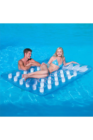 Matelas gonflage 2 places - 192 x 142 cm