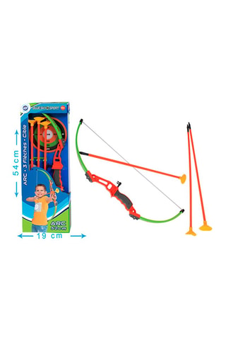 Arc 52 cm avec 3 flèches Dès 6 ans