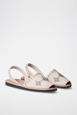 Sandálias avarca Bege - Bege