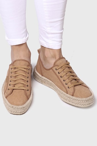 Sapatilhas Jordina - Caqui - Castanho