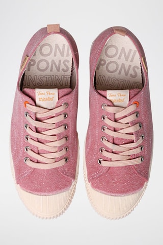Sapatilhas Gilda-Mi - Cru - Rosa