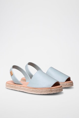 Sandálias em couro Mira-Sa - Azul-celeste - Turquesa