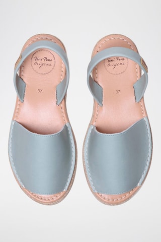 Sandálias em couro Mira-Sa - Azul-celeste - Turquesa