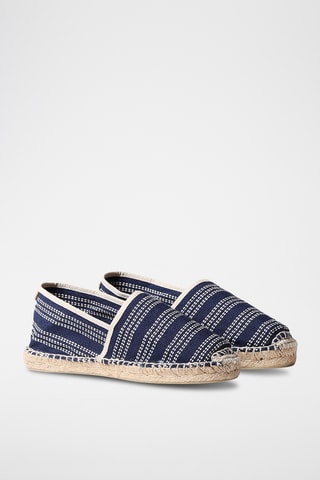 Alpargatas Multicolor - Azul-escuro