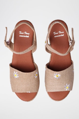 Sandálias com cunha Seul - Bege - Bege