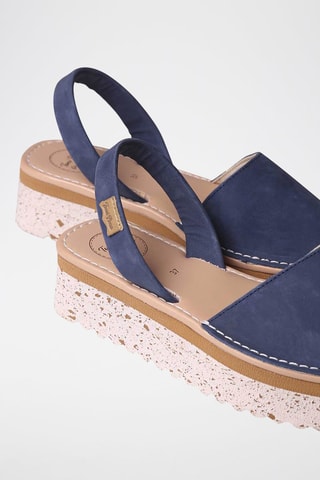 Sandálias com plataforma Azul - Azul