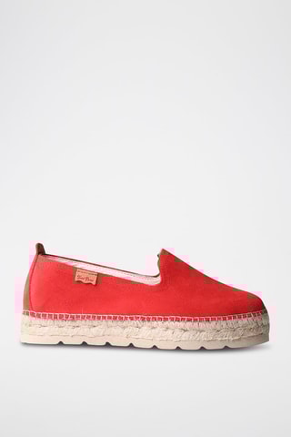 Alpargatas em couro Aurem - Vermelho - Vermelho