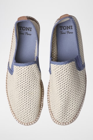 Alpargatas Azul - Bege