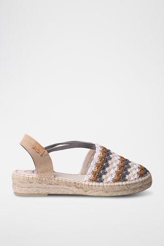 Alpargatas com plataforma Emilia - Castanho