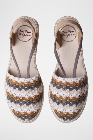 Alpargatas com plataforma Emilia - Castanho