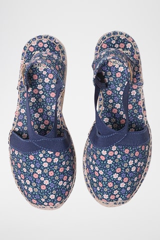 Sandálias com cunha Edita - Azul