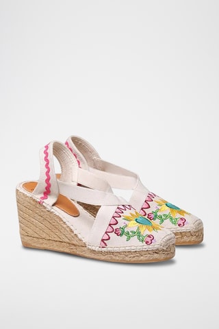 Alpargatas com cunha Gardenia - Bege