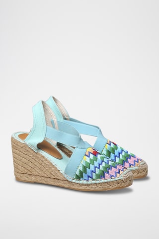 Alpargatas com cunha Gardenia - Multicor