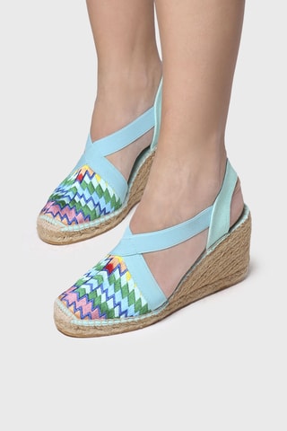 Alpargatas com cunha Gardenia - Multicor