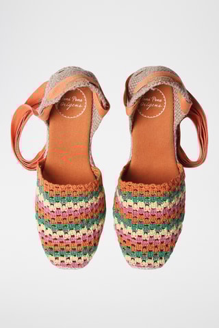 Alpargatas com cunha Georgina - Multicor