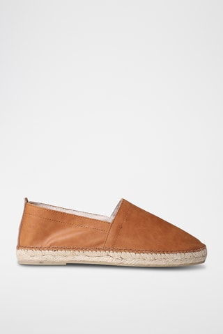 Alpargatas em couro Marc - Castanho