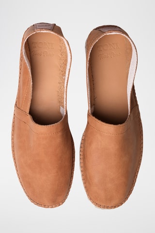 Alpargatas em couro Marc - Castanho