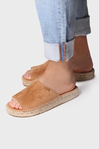 Mules em nobuck Bru - Camel - Camel