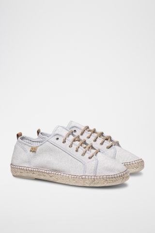 Alpargatas Bege - Cinzento