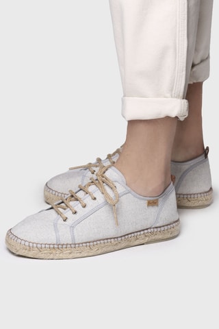 Alpargatas Bege - Cinzento