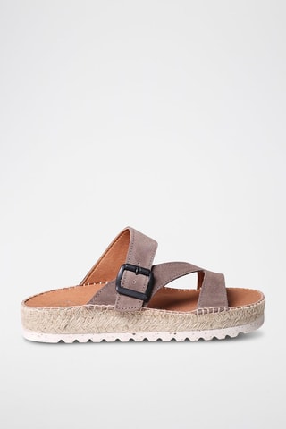 Mules em couro Bibi-A - Toupeira - Toupeira