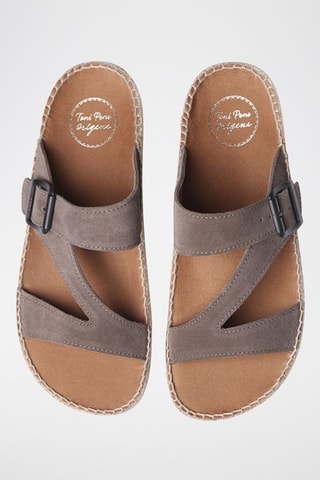 Mules em couro Bibi-A - Toupeira - Toupeira