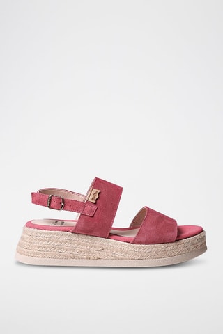 Sandálias de salto com cunha Rosa - Rosa