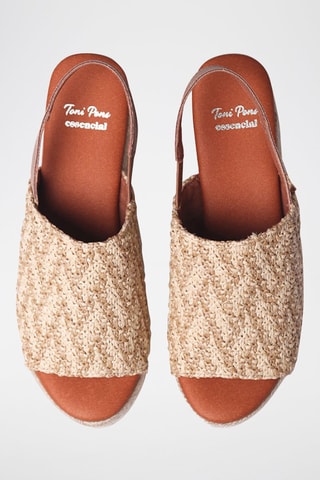 Sandálias com salto Ankara - Bege - Bege