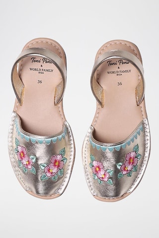 Sandálias Dourado - Bege