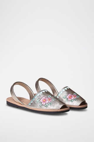 Sandálias Dourado - Bege