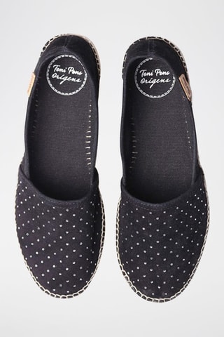 Alpargatas em nobuck Eddy-St - Rosa - Preto