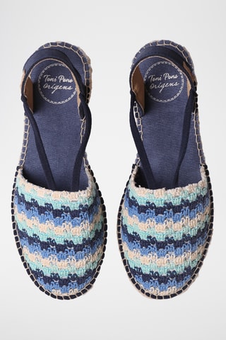 Alpargatas com plataforma Emilia - Azul