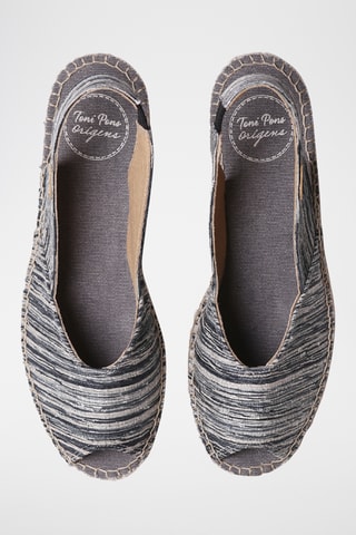 Alpargatas com cunha Beri - Preto