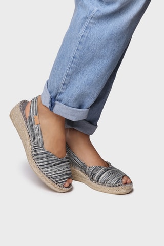 Alpargatas com cunha Beri - Preto