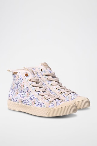 Sneakers subidos Rosa - Bege