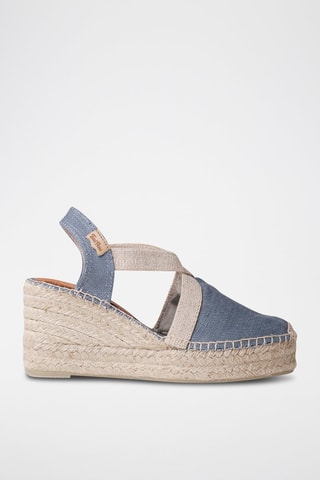 Alpargatas com cunha Toda-Nt - Azul - Azul-claro