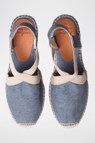 Alpargatas com cunha Toda-Nt - Azul - Azul-claro